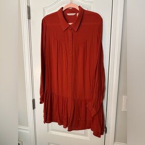 Soft Surroundings LS Tunic/short dress Sz XL